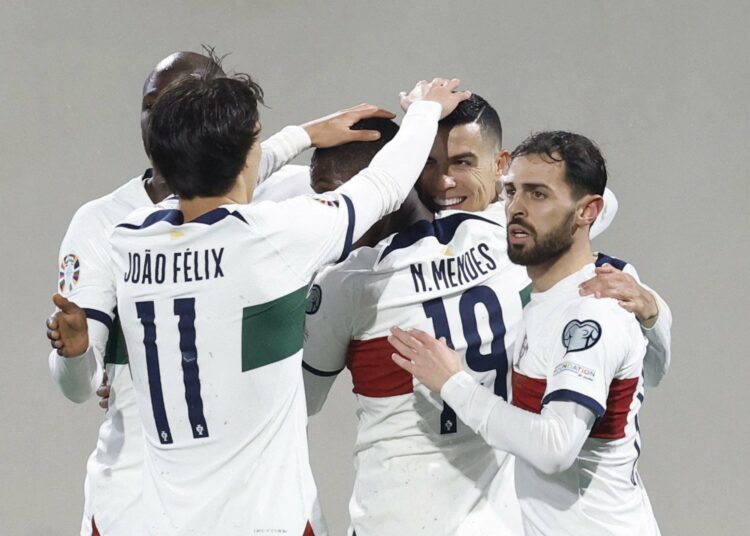 Portugal golea 6-0 a Luxemburgo y camina con paso firme a la Eurocopa