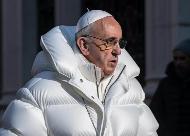 El papa Francisco fue víctima de la inteligencia artificial