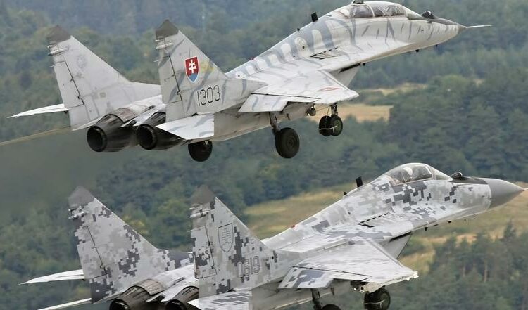 Eslovaquia cederá su flota de 13 aviones MIG 29 a Ucrania