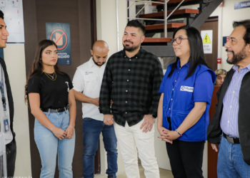 Verifican avances de proyectos como el CUBO en el reparto San Lucía, Mejicanos