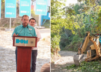 Inician recuperación de calle principal al cantón Conacaste, en Comasagua, La Libertad