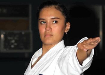 La karateca salvadoreña Estefany Izaguirre gana oro en el campeonato Centroamericano y del Caribe 2023