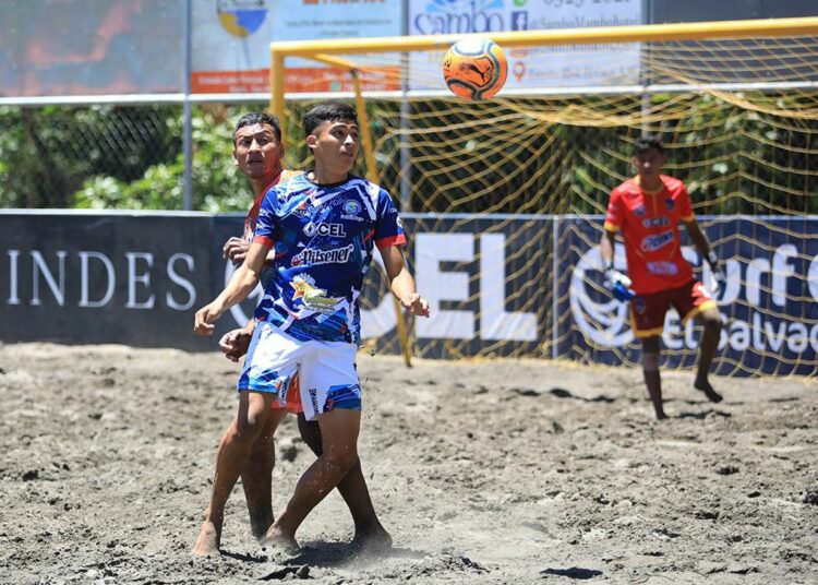 Chirilagua se reivindicó con goleada en la tercera fecha del grupo B de fútbol playa