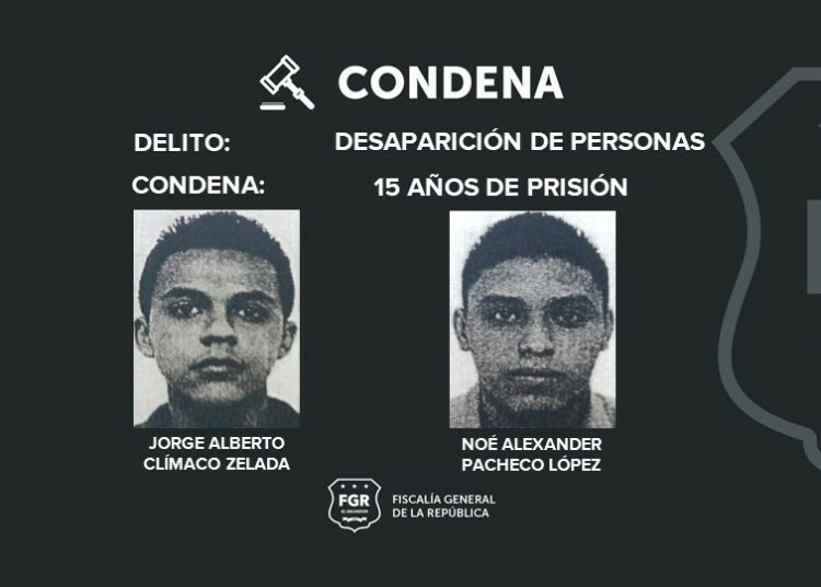 Sujetos que desaparecieron a una persona en Quezaltepeque son condenados a prisión