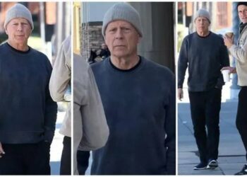 La esposa de Bruce Willis suplicó a los paparazzi que procuraran mantener una distancia prudente con el actor