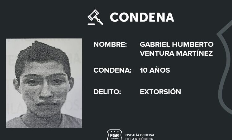 Pandillero recibió 10 años de cárcel por extorsionar a comerciante por $1000