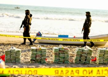 Incautan droga valorada en $3.6 millones en playa Las Hojas, de La Paz