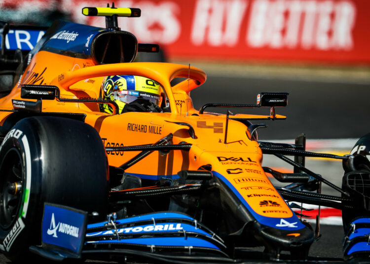 La revolución del marketing que sorprende a la Fórmula 1:McLaren luce sponsors electrónicos cada 45 segundos