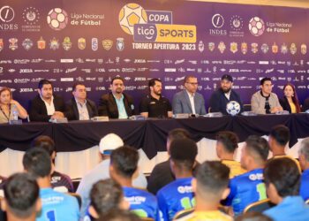 INDES realiza lanzamiento del Torneo Apertura 2023 Copa Tigo Sports de la Liga Nacional de Fútbol