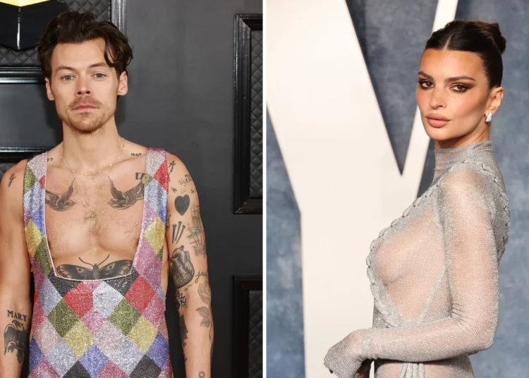 Imágenes del romance entre Emily Ratajkowski y Harry Styles