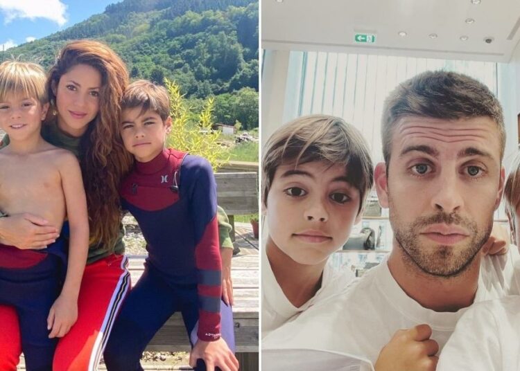Piqué viajará todos los meses a Miami para ver a sus hijos