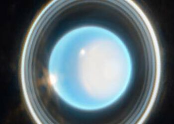 El James Webb capta una imagen increíble de los anillos de Urano