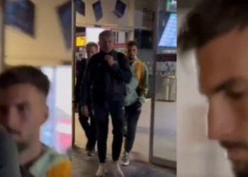 (VIDEO) Así quedó el rostro del jugador Alex Baena del Villarreal, que sufrió la agresión de Federico Valverde