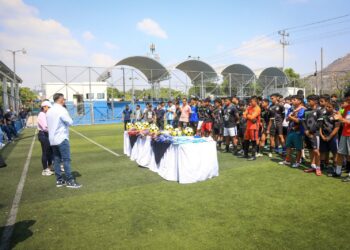 Gobierno organiza actividades de sano esparcimiento junto con comités juveniles en San Marcos