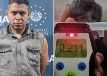 Remiten vehículo de conductor ebrio a Changallo, en Ilopango