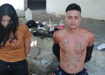Una pareja de pandilleros es detenida en una finca en El Congo, Santa Ana
