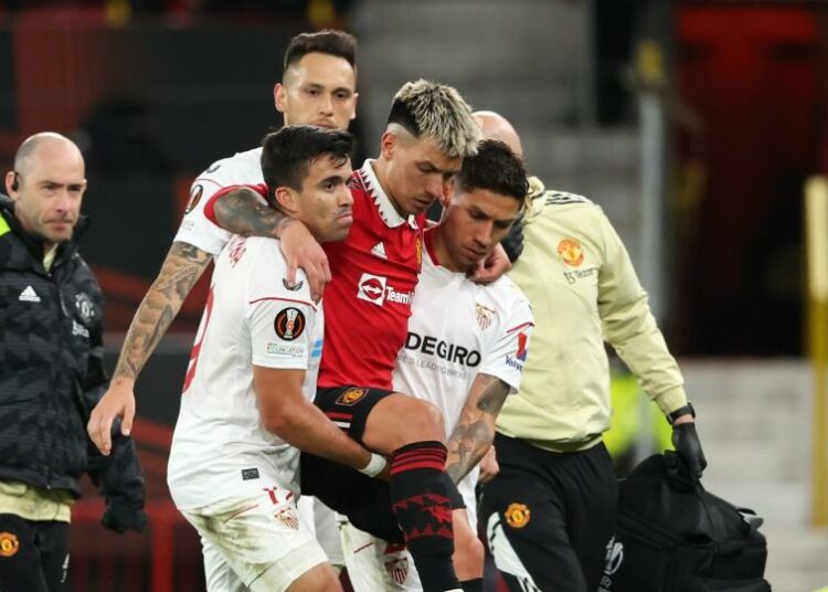 Lisandro Martínez del Manchester United se perderá lo que resta de la temporada por lesión