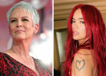 La actriz Jamie Lee Curtis elogió a Karol G por criticar la excesiva edición de sus fotos para la revista GQ