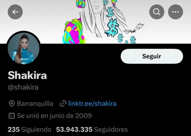 Shakira perdió su verificación en Twitter y fanáticos arremeten contra la red social