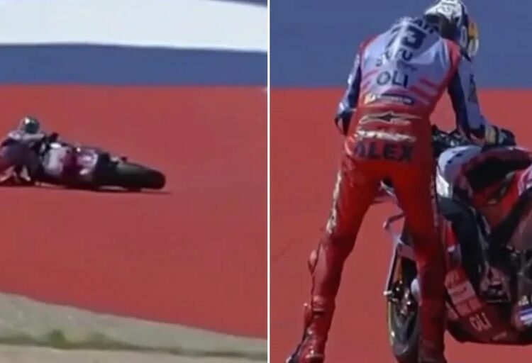 Álex Márquez colapsó durante el GP de las Américas de Moto GP