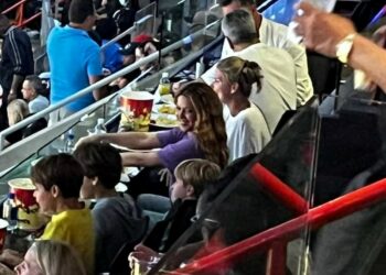 Las primeras imágenes de Shakira y sus hijos disfrutando de un juego de baloncesto en Miami