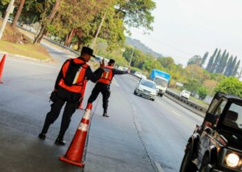 División de Tránsito Terrestre realizó controles vehiculares en el último día de vacaciones