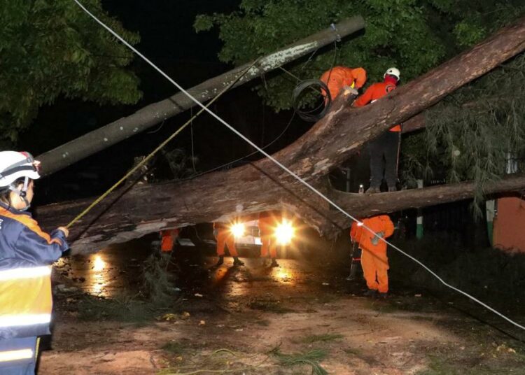Gobierno atiende emergencias por lluvias y fuertes vientos