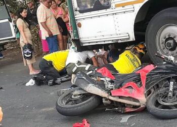 VIDEO | Excesiva velocidad fue la causa de accidente en Tonacatepeque, reportaron 4 lesionados