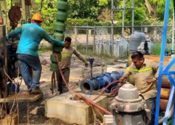 Inician trabajos de mantenimiento en el Pozo 4 de la planta San Diego