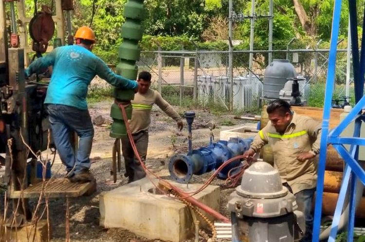 Inician trabajos de mantenimiento en el Pozo 4 de la planta San Diego