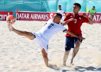 Selecta de playa aplasta a Costa Rica y camina firme a cuartos de final