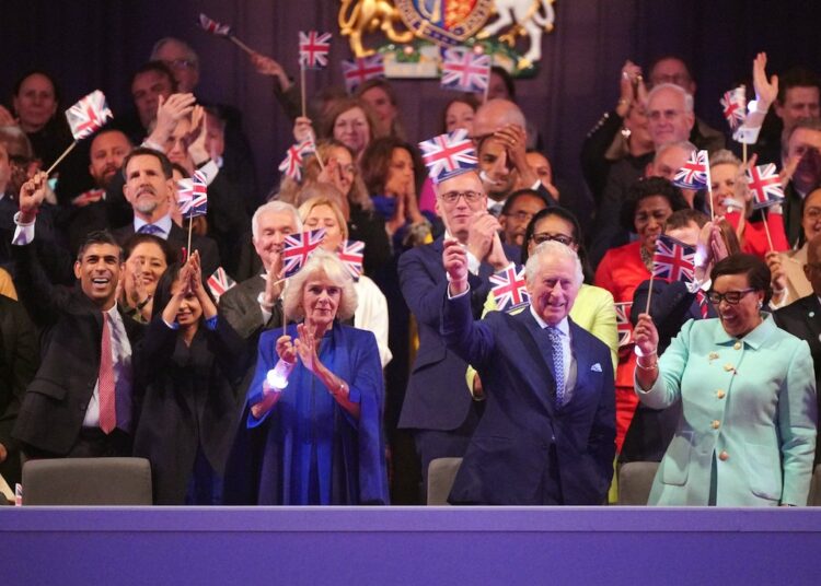Los británicos celebraron la coronación del rey Carlos III con un gran concierto en Londres