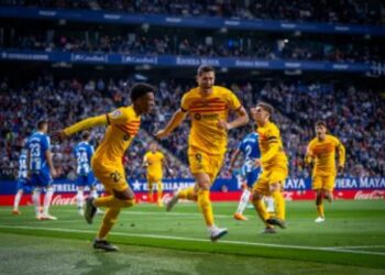 Barcelona venció 4-2 al Espanyol y ganó su primera Liga desde la salida de Messi