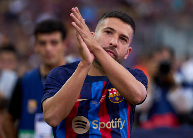 Jordi Alba anunció que dejará el Barcelona al final de la temporada