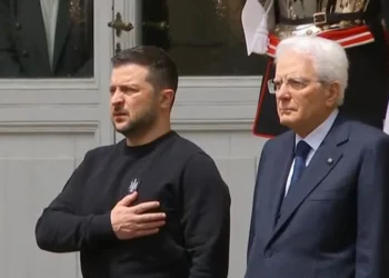 El presidente de Ucrania Volodomir Zelenski llega a Roma para reunirse con el papa Francisco y Meloni