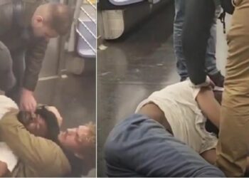 Protestan en el Metro de Nueva York por la liberación del asesino de un imitador de Michael Jackson