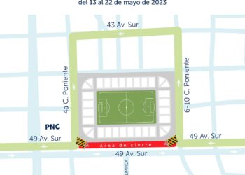 Calle frente al Estadio Jorge Mágico González permanecerá cerrada 