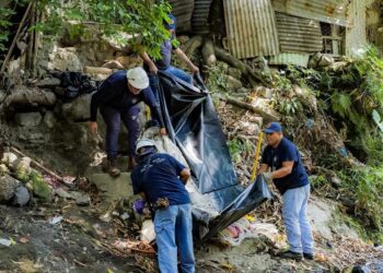 Despliegan equipos para realizar labores de mitigación durante la época lluviosa