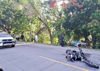 Motociclista muere en accidente de tránsito en Santa Ana