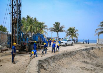 ANDA, con apoyo de Centros Penales, construye planta desalinizadora en Playa Las Hojas