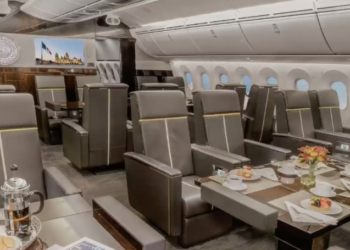 El avión presidencial vendido por el Gobierno de López Obrador ya se encuentra en Tayikistán