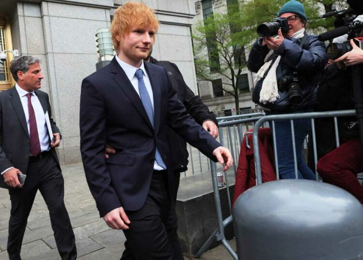 Ed Sheeran amenazó con abandonar la música si pierde el juicio por plagio