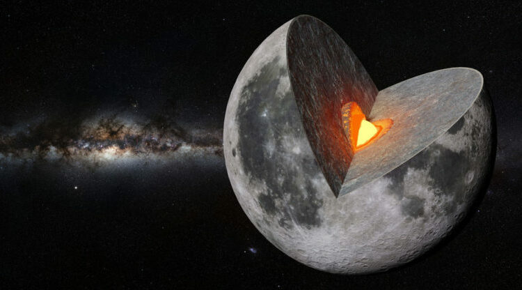 Revelan por primera vez de qué está compuesto el ‘corazón’ de la Luna