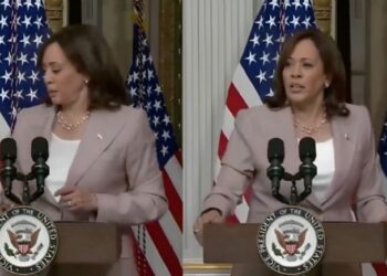 ¿Kamala Harris dio un discurso ebria?