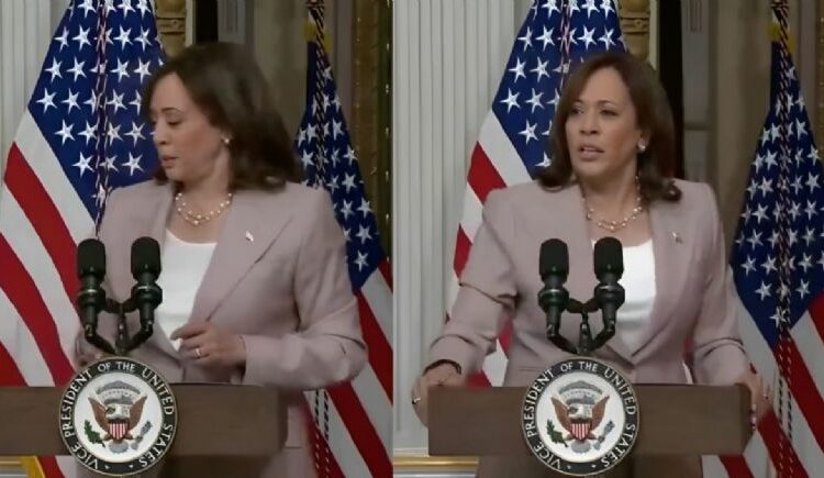 ¿Kamala Harris dio un discurso ebria?