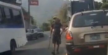 Capturan a motorista de cabezal que agredió con un hierro a otro conductor