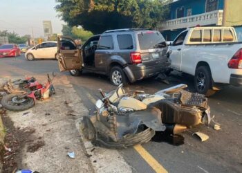 Reportan múltiple accidente de tránsito en Chalchuapa