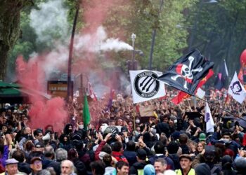 Nueva protesta en París contra la reforma de pensiones