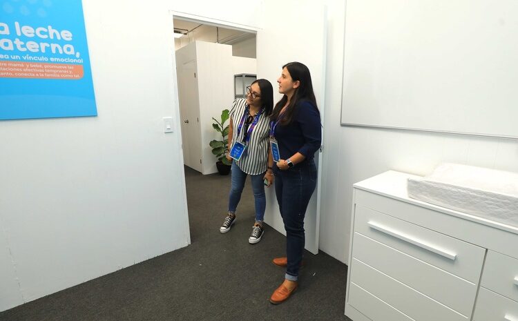 La sala de lactancia materna de la Villa Centroamericana recibió el aval de la Primera Dama de la República