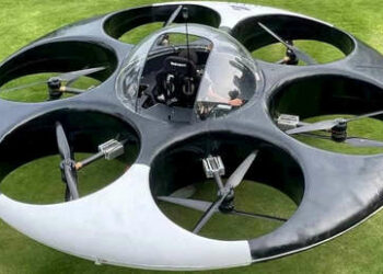 VIDEO: Crean en China el primer platillo volador tripulado totalmente eléctrico del mundo